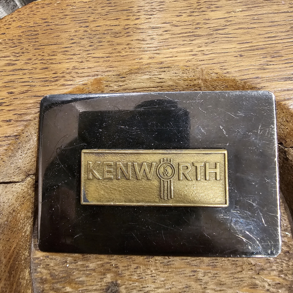 Kenworth Gold and Silver Belt Buckle